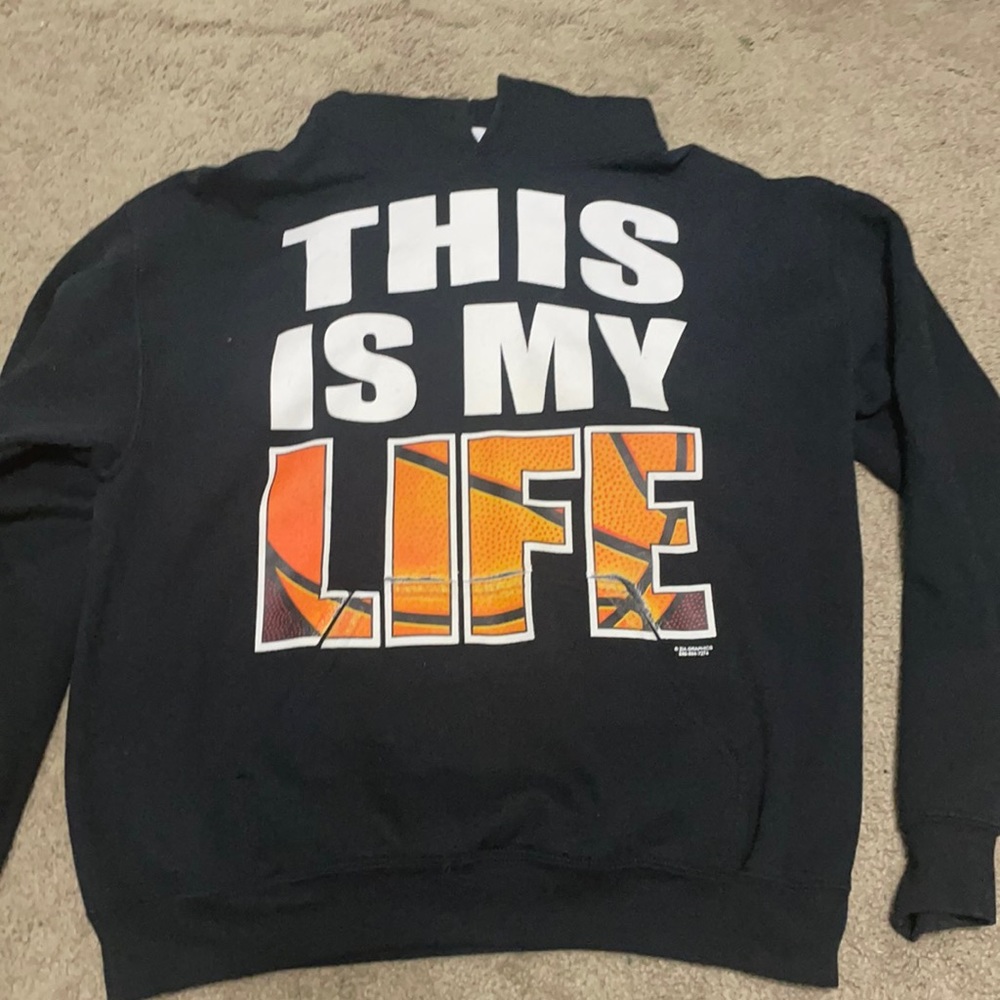 Black medium hoodie